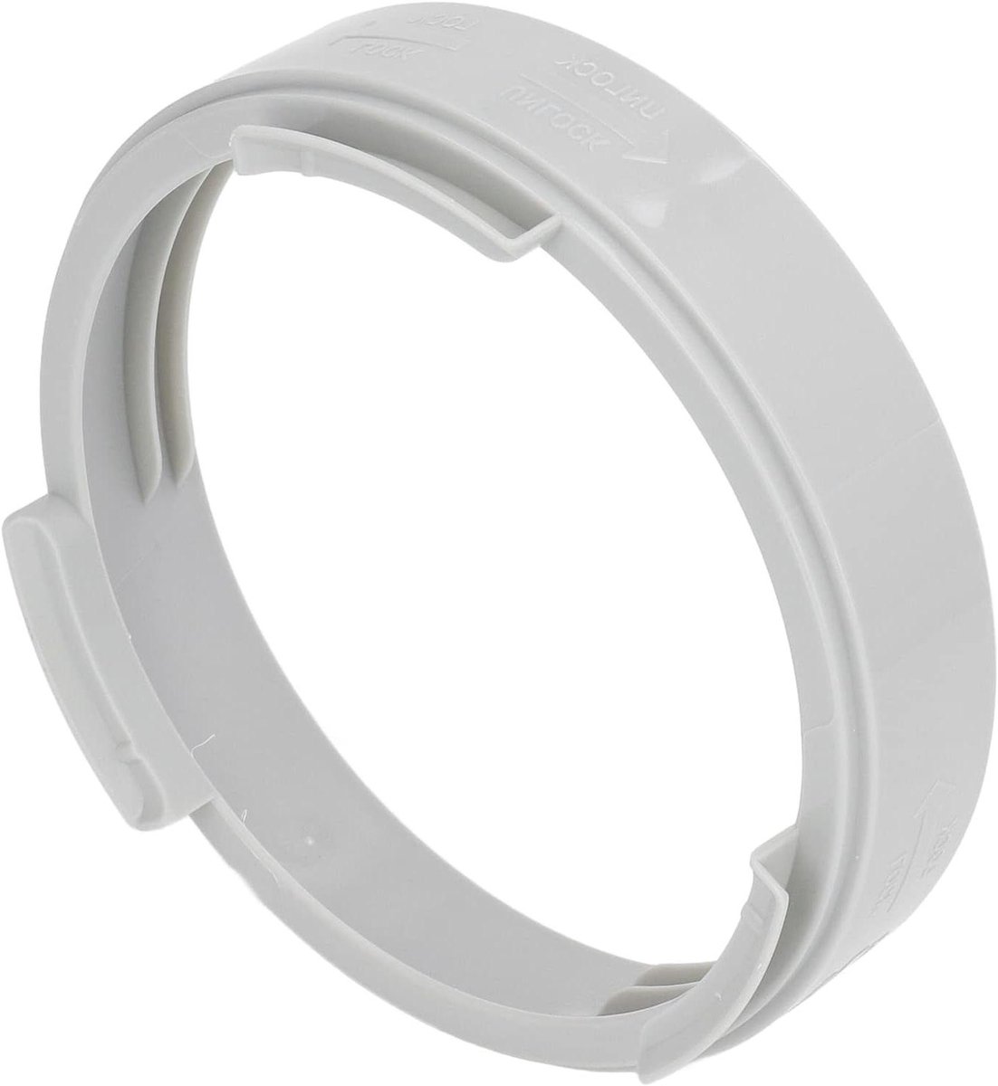 Koppelstuk Airco Slang - Slangkoppeling Adapter - Airco Ventilatie - Eendelig Gietwerk - 15 cm - Wit