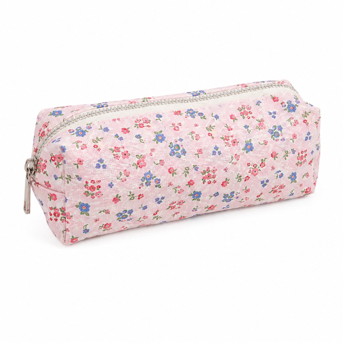 Bobypet Corduroy Etui Roze - Grote Capaciteit Pouch - Make-up Tas en Schrijfwaren Organiser - Modieus Cadeau voor Studenten