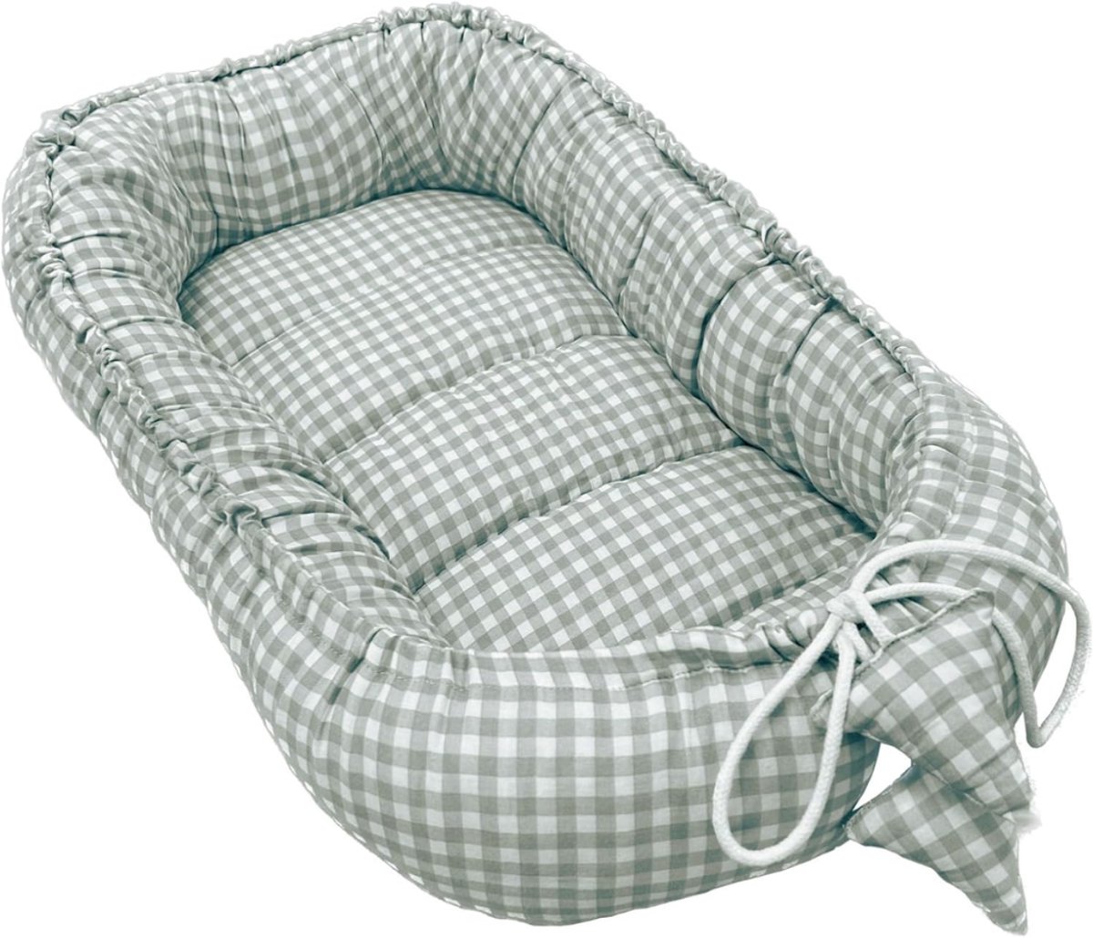 JCP® Babynestje - Babynest - Baby Nestje - Groen - 28cm x 40cm x 18cm