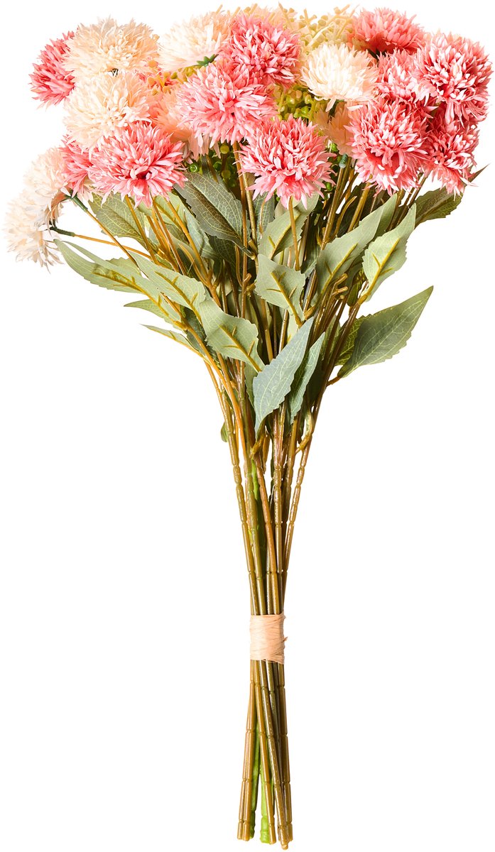 SILVEIRA - Kunstbloemenboeket - Roze - Polyester