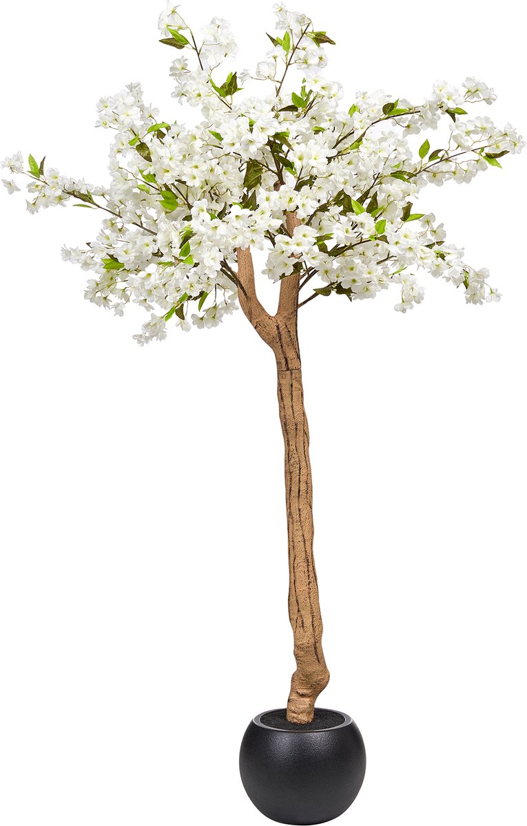 CHERRY TREE - Kunstplant - Wit - 180 cm - Synthetisch materiaal
