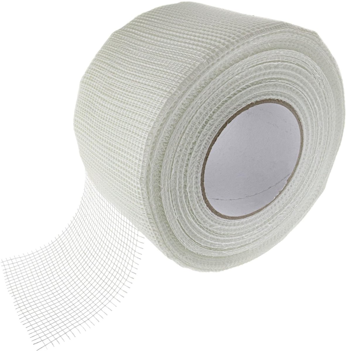 SnelShoppen - Zelfklevende Glasvezeltape 100 mm x 90 m - Witte Verstevigingstape voor Gipsplaten, Scheuren en Gaten, Ideaal voor Klussen en Verbouwing