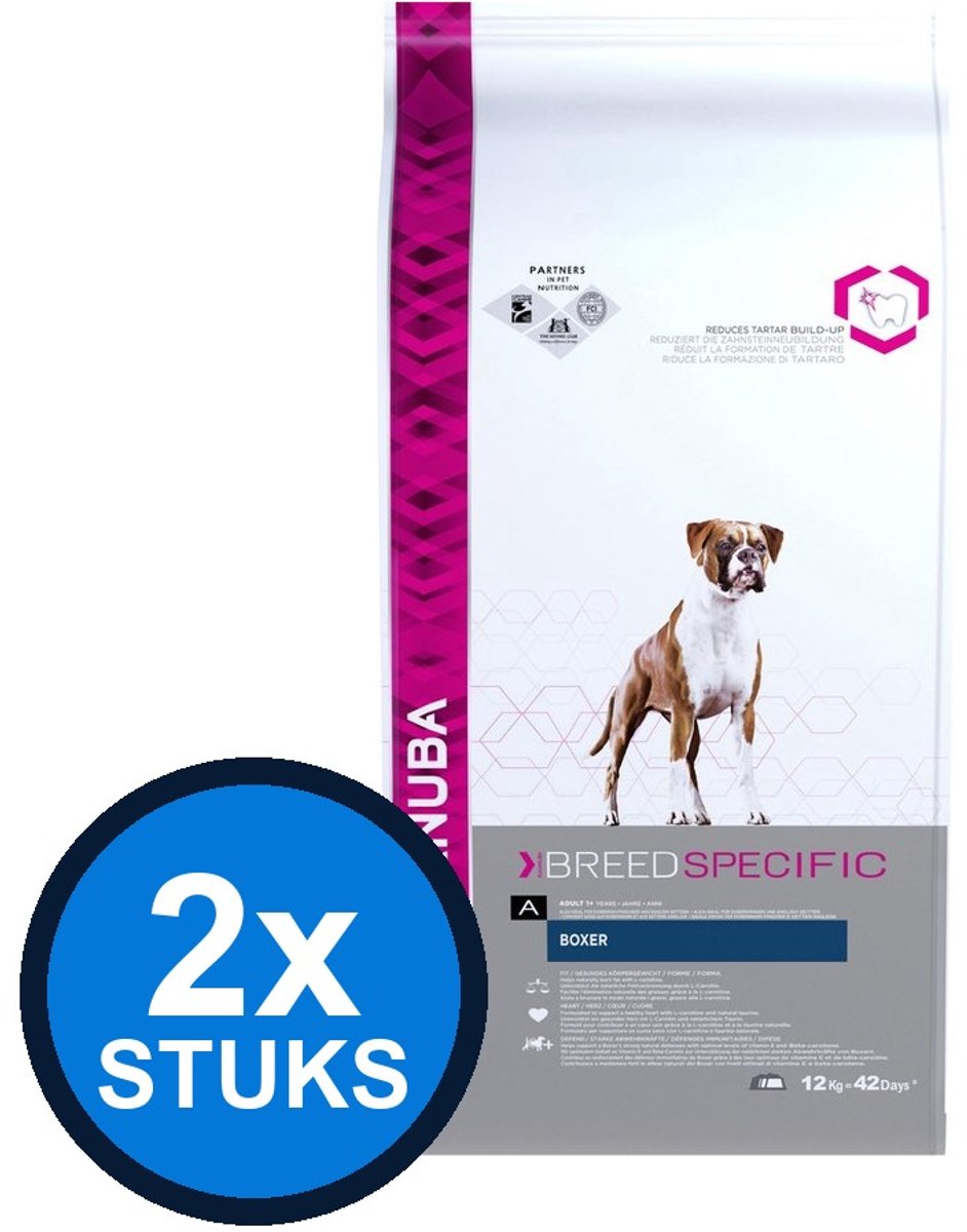 2x Eukanuba - Dog adult boxer chicken 12kg