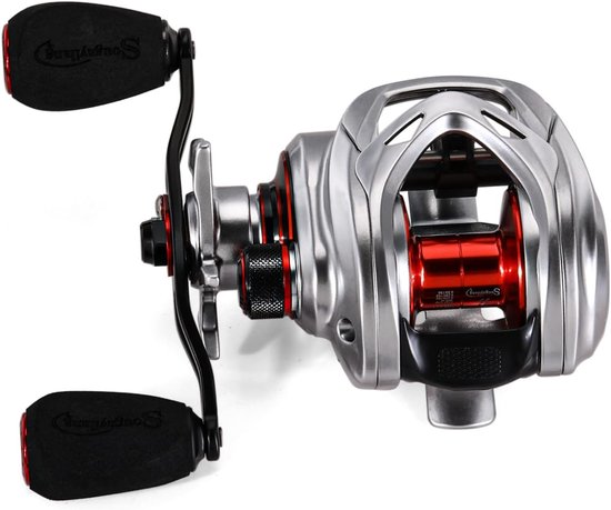 SnelShoppen - Baitcasting Reel 8.0:1 Hoge Snelheid Koolstofvezel Drag Haspel 18 lbs Magnetisch Remsysteem voor Zoutwater en Zoetwater Vissen van Snelshoppen — afbeelding 5