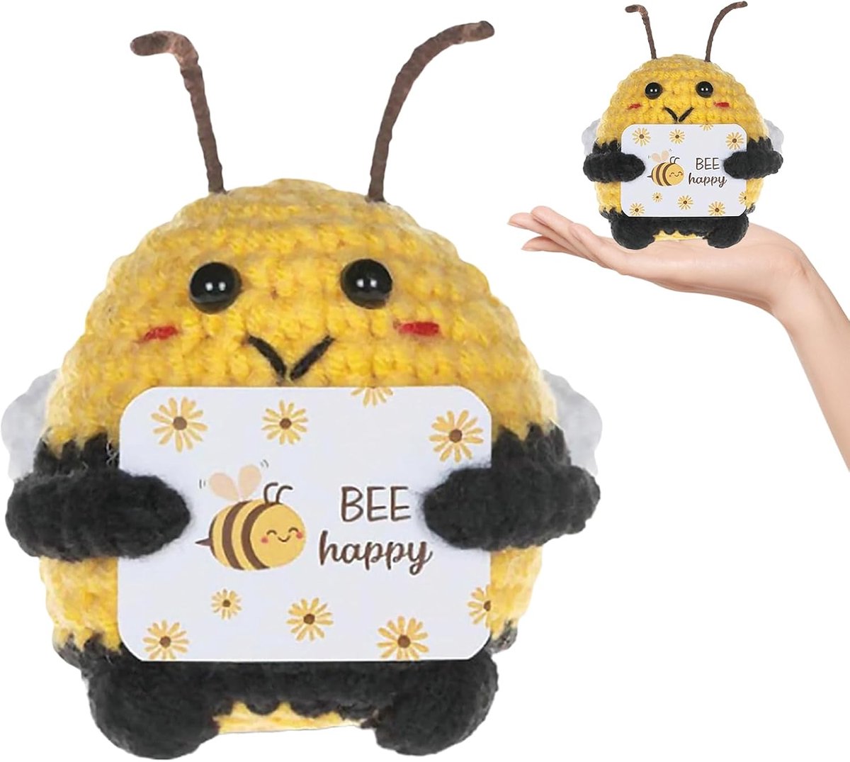 SnelShoppen - Bijen Decoratie - 1 Stuk, Ideaal voor Tuin, Feest, Keuken - Natuurlijke Kleuren, Uniek Design, Perfect voor Kinderen en Volwassenen