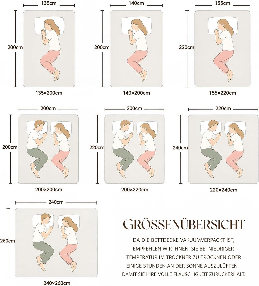 SnelShoppen - Duvet 155 x 220 cm - All-Year Duvet 4 Seasons Microfibre - Hypoallergene, Ademend, Zacht & Warm - Ideaal voor Allergieën - Wit - Eenvoud