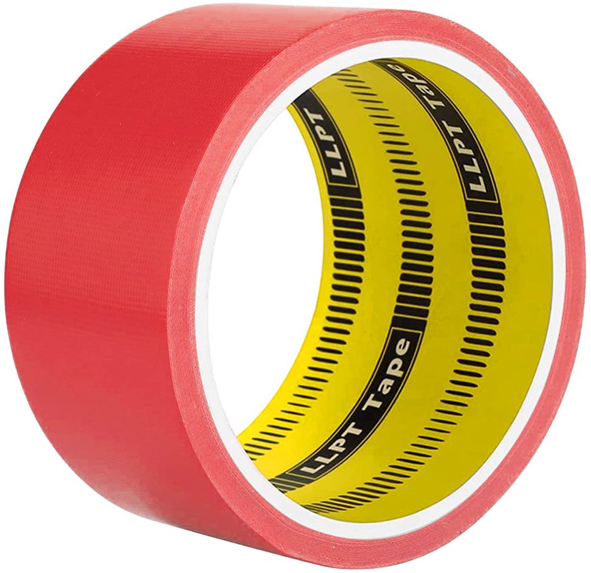 SnelShoppen - LLPT 12 ml Rode Hechtende Tape voor Creatief Knutselen, Binnen & Buiten Decoratie, Kabelorganisatie, Verpakking, Feest, Tuin, School