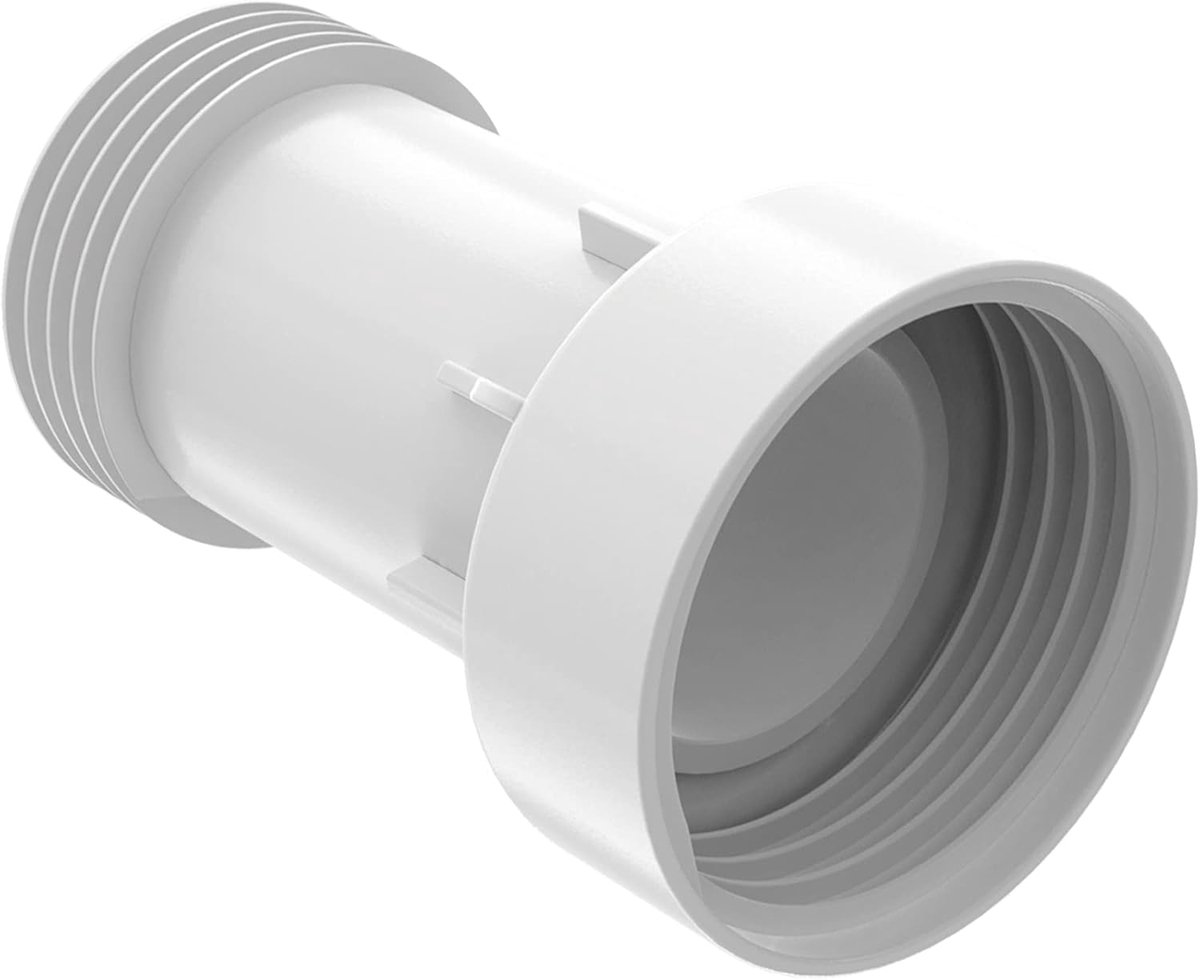 SnelShoppen - IBC Tank Accessoires - Adapter S60 x 6, Verlengstuk, Ruimtehouder, Grof Draad met PVC Seal - 11 cm Hoogwaardige PE Plastic - Waterdicht