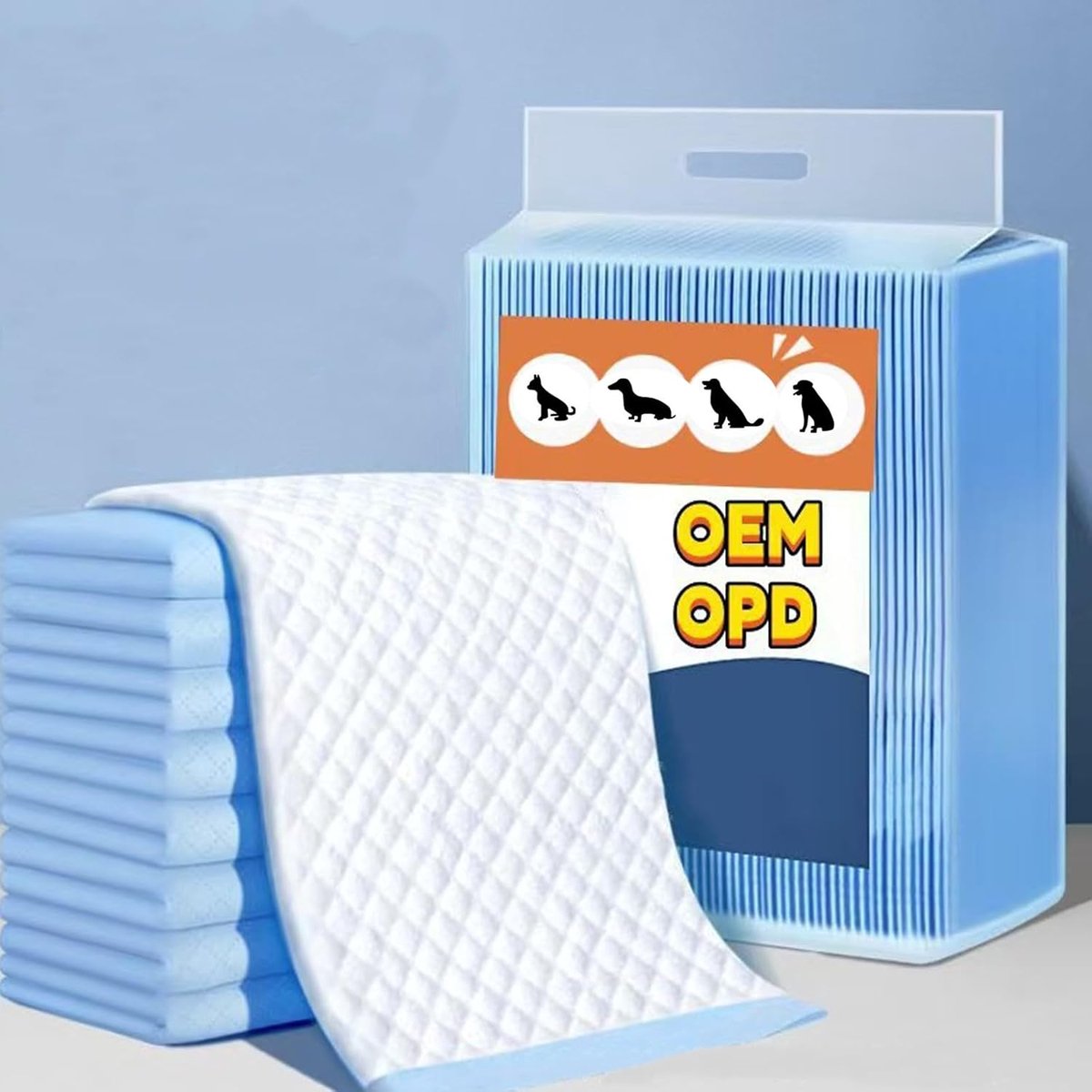 SnelShoppen - Puppy Mats, PIPI Mat voor Honden, Training Pads, Wegwerp Matten, 100 Stuks, 33x45 cm, Super Absorberend, Droog en Veilig voor de Huid