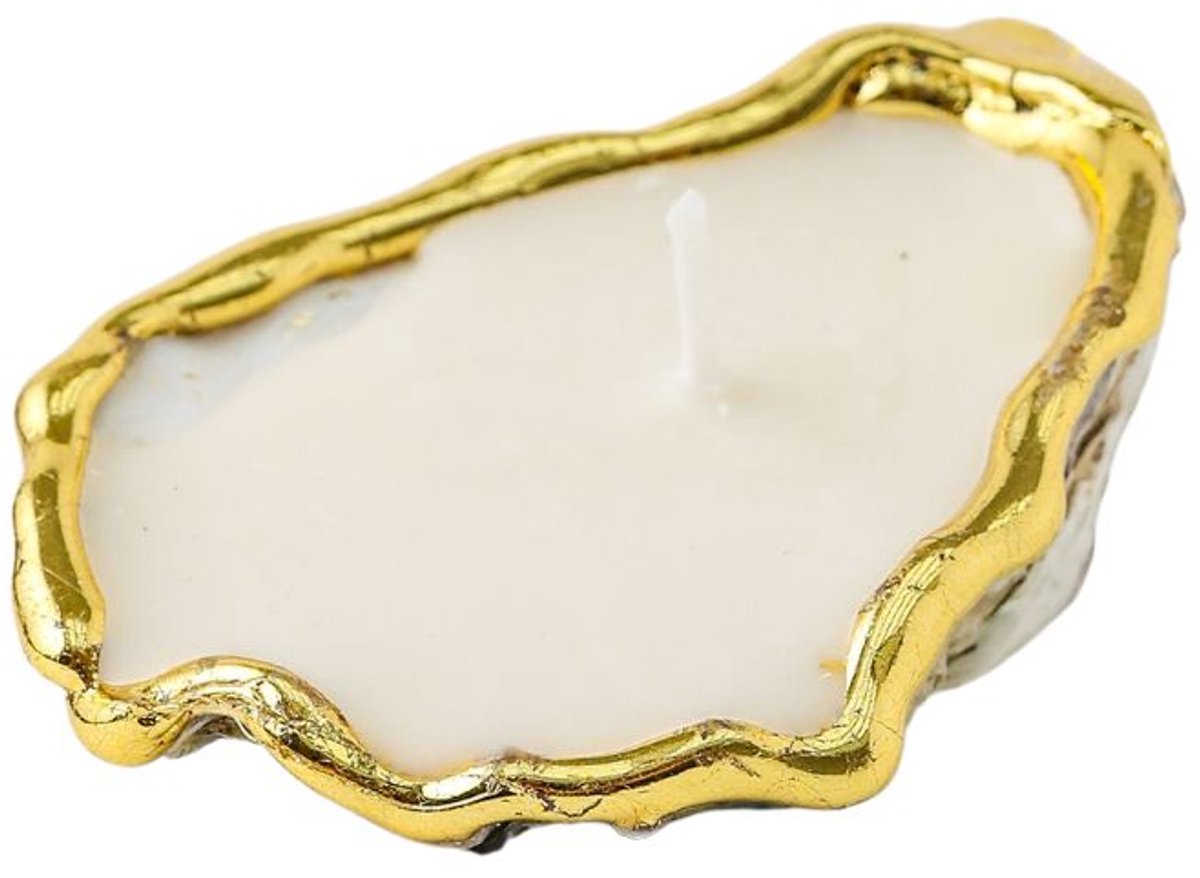 Oester Kaars Goud - Geurkaars - Set van 2 - Aifcandles