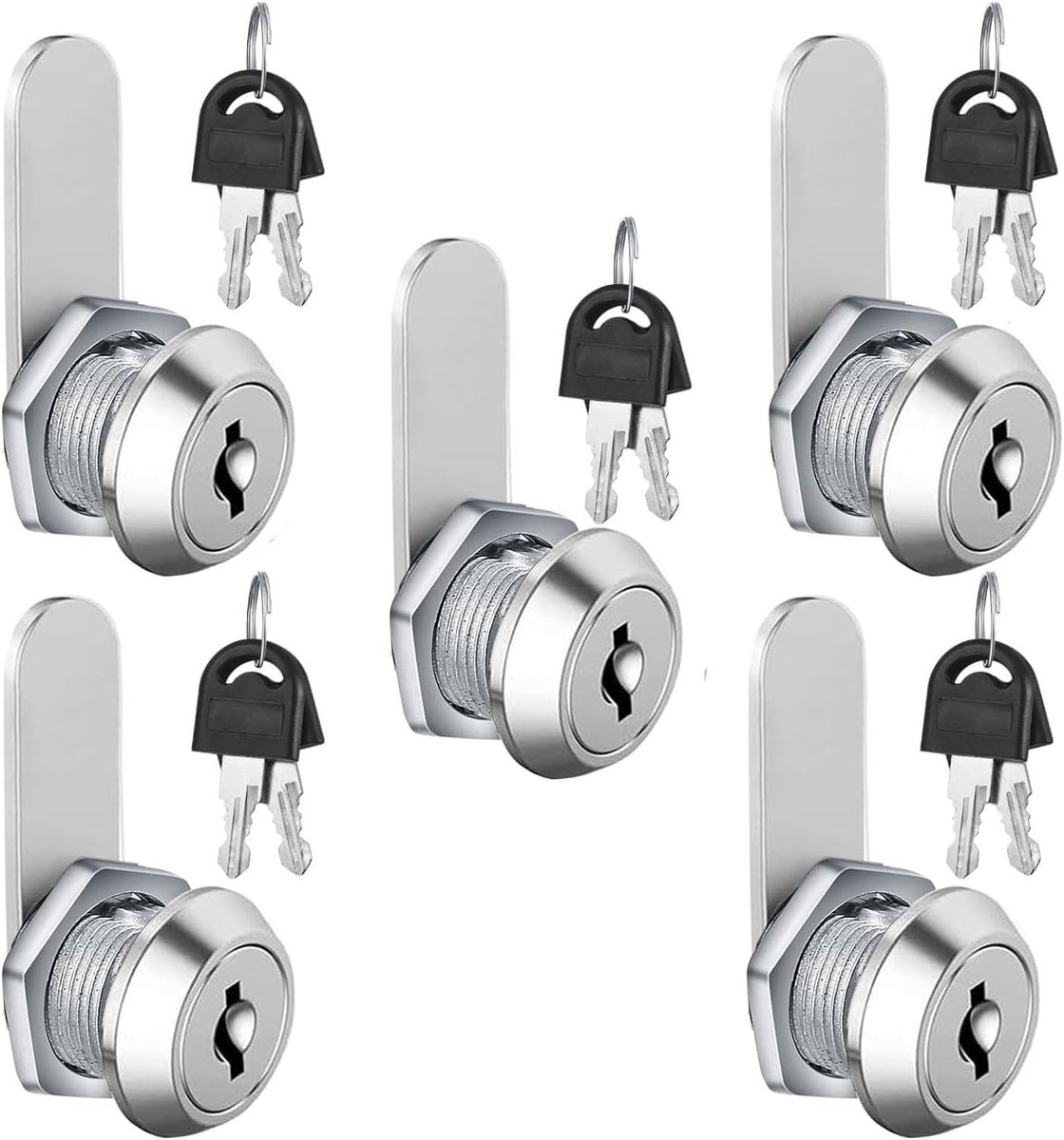 20 mm Brievenbusslot met Sleutels - Meubel Slot, Kast Slot, Veiligheidsoplossing voor Brievenbussen en Kasten