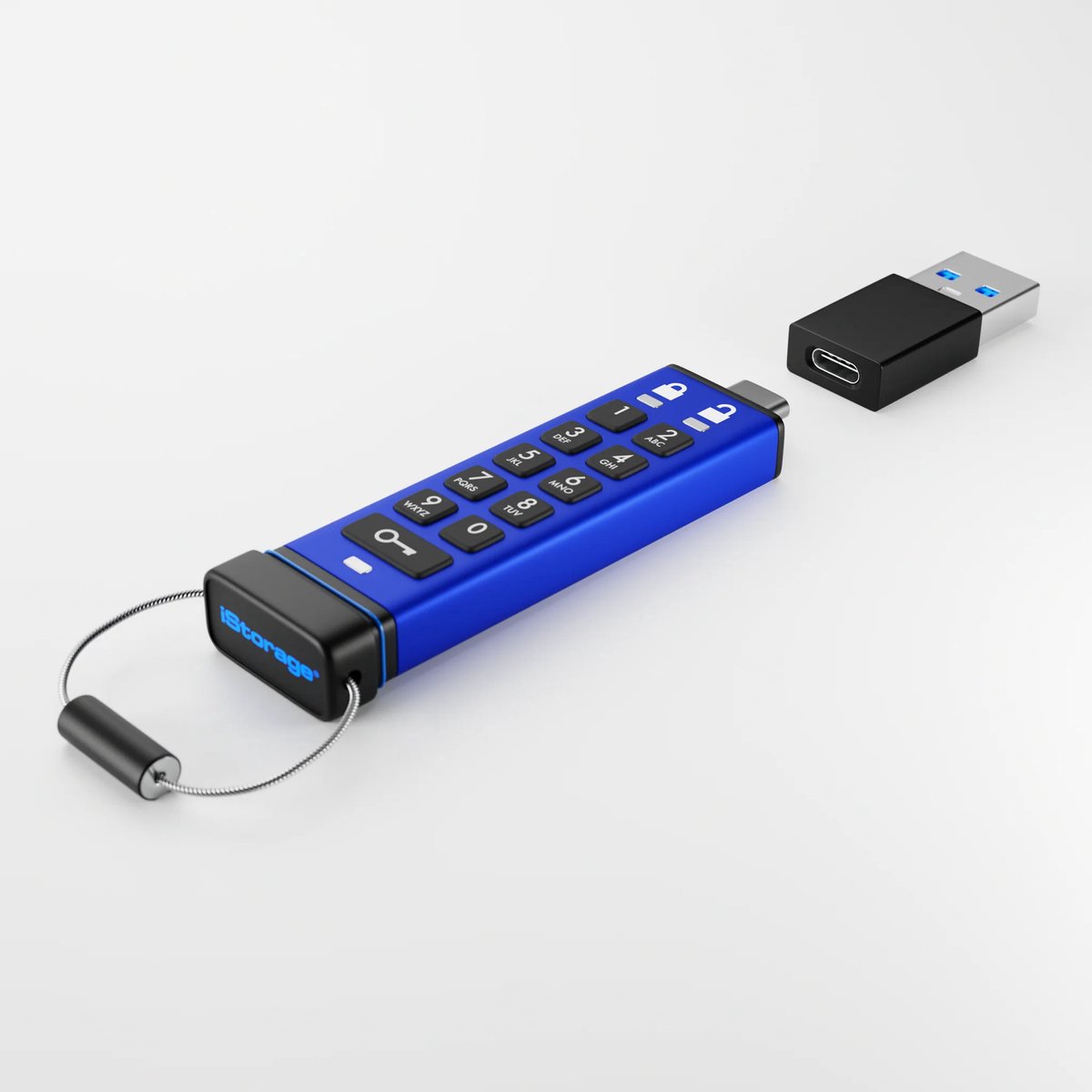 iStorage datAshur PRO+C - USB Stick - USB3.2 - 256-bit - 256GB – BeNeLux Edition