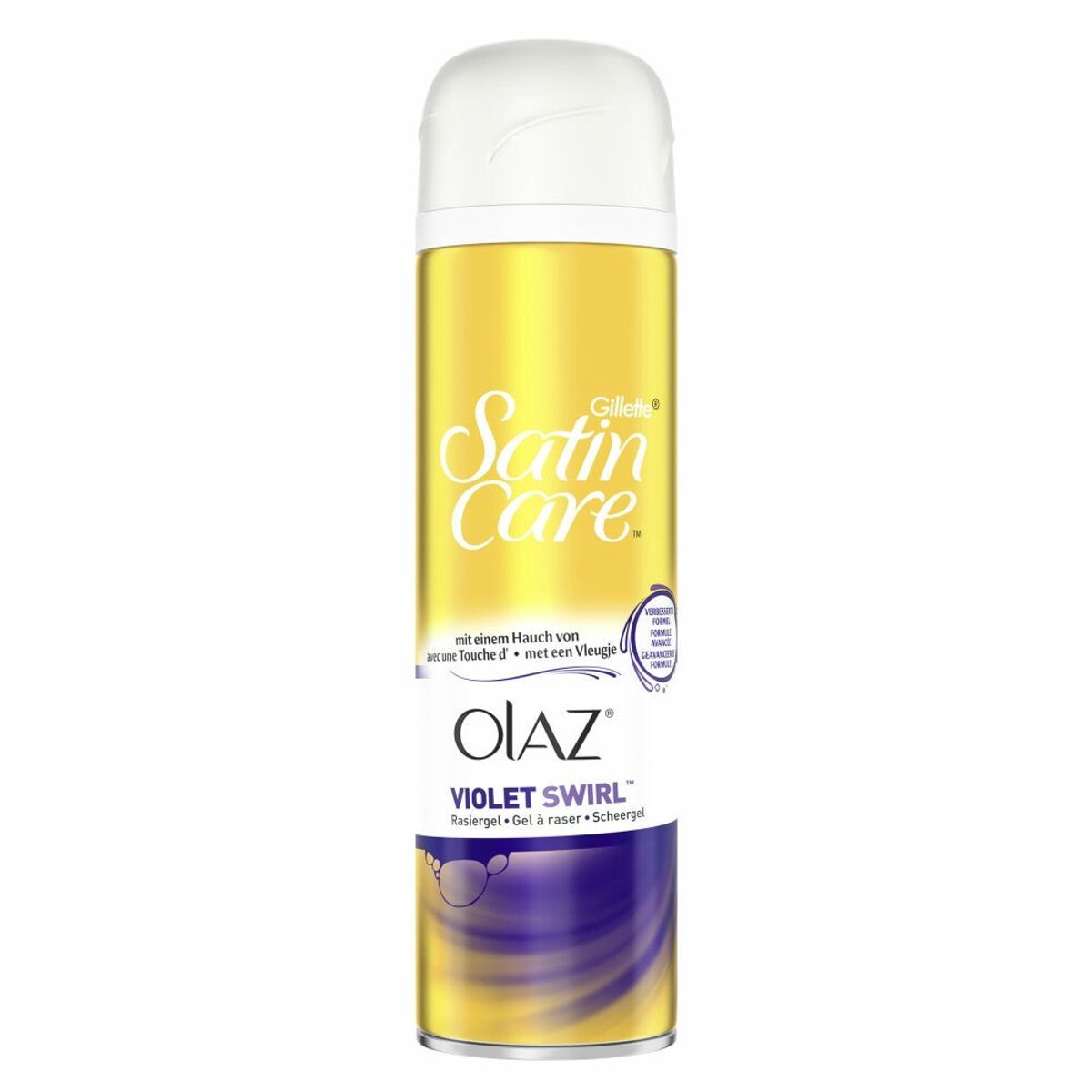 Gillette Venus Satin Care Olaz Violet Swirl Scheergel - Voordeelverpakking 1x200ml