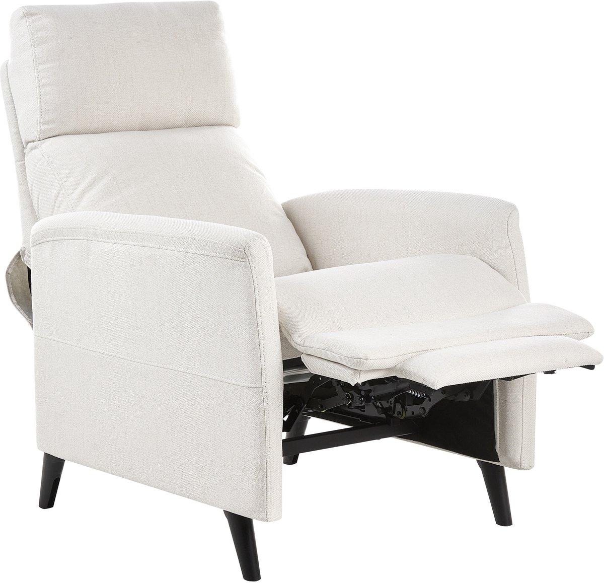 SELVIK - Relaxfauteuil - Gebroken wit - Polyester