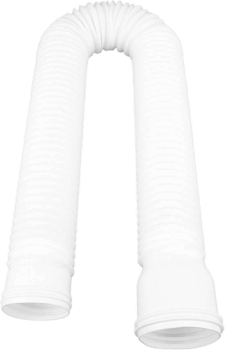 Flexibele Regenpijp Verlengingen, Universele Afvoer Connector voor Buiten, Uitbreidbare PE Verlenging voor Villa's en Tuinen (Wit)