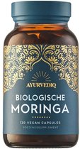 Ayurvediq Moringa Capsules - BIO Organic Voedingssupplement - Moringa Oleifera Superfood - Biologisch Vegan - 500 mg - 120 stuks