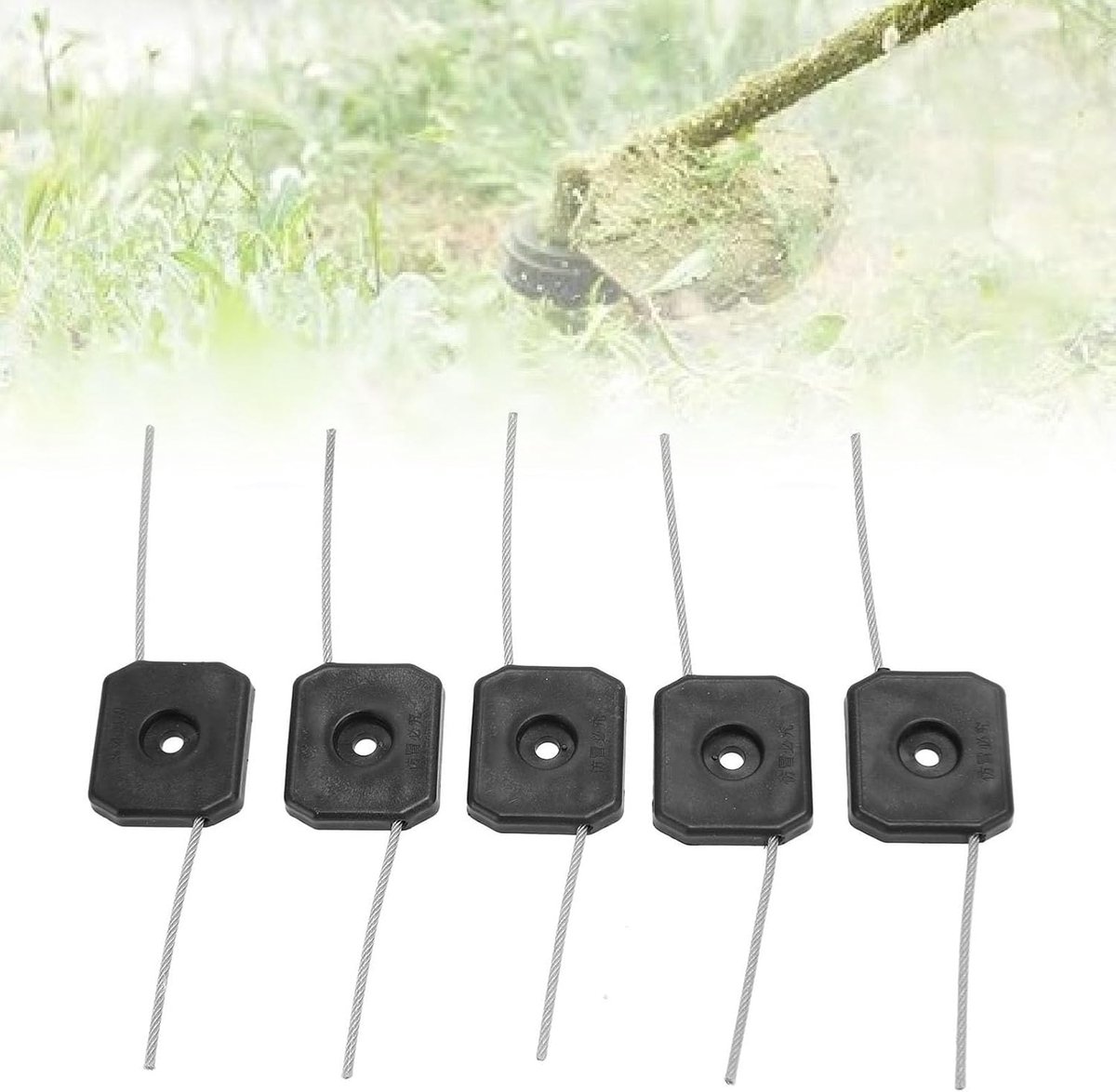 SnelShoppen - 5-delige Grastrimmerkop, 150 mm Snijdraad, Lichtgewicht Tuingereedschap, Accessoires voor Grastrimmers, Precisie Snijden voor Tuin en Bl