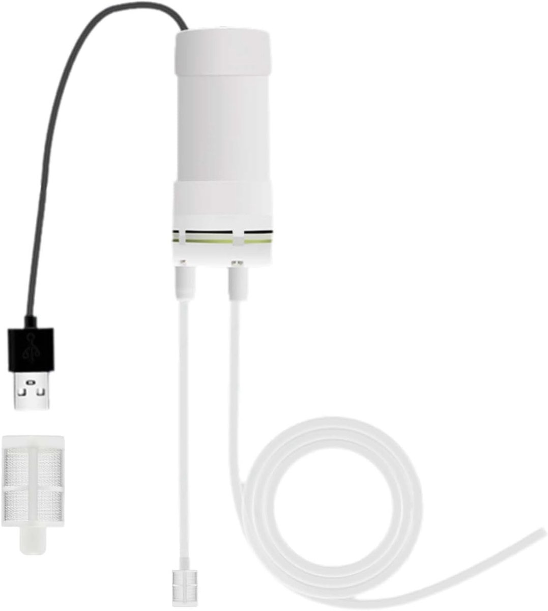 SnelShoppen - 5V USB Zelfaanzuigende Waterpomp, Elektrische Mini Waterpomp met Filter voor Keuken, Camping, Auto - Compacte Waterpomp voor Waterboring