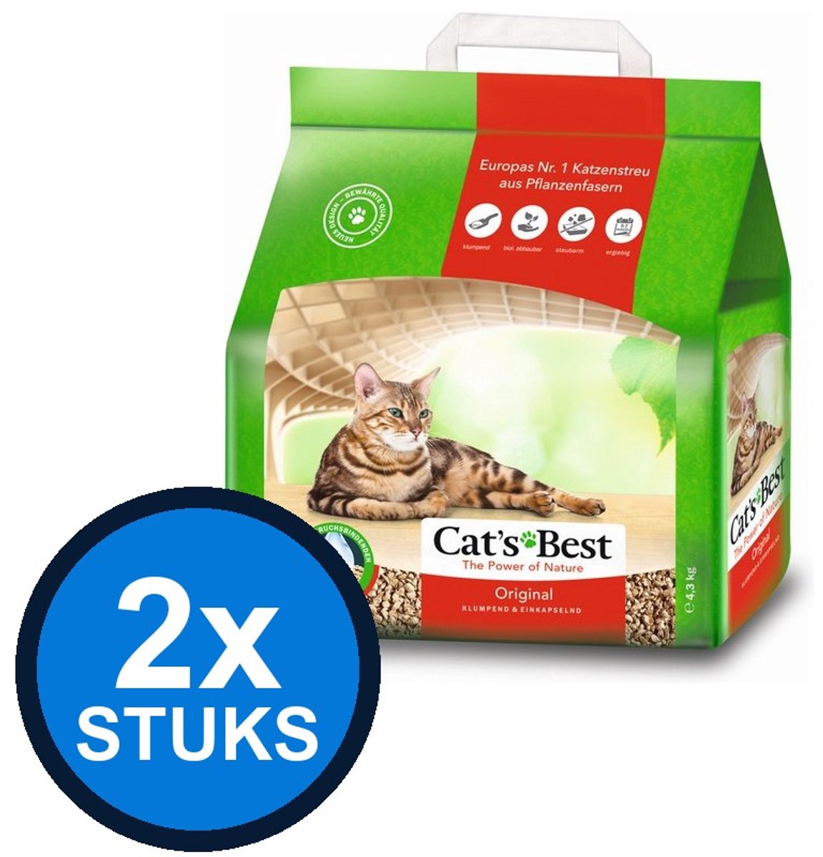 2x Cat's Best - Original 10ltr 4,3kg