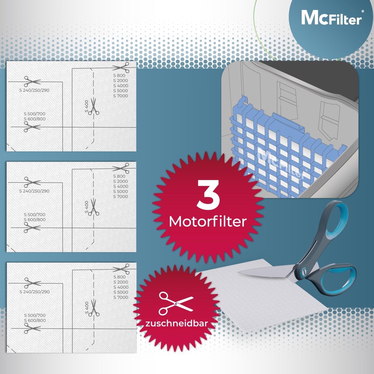 SnelShoppen - 16 Stuks Stofzuigerzakken + 3 HEPA Filters voor Miele Complete C3, Compact C1 C2, S8340, S8360 - Hoogwaardige Vervangingssets voor Stofz