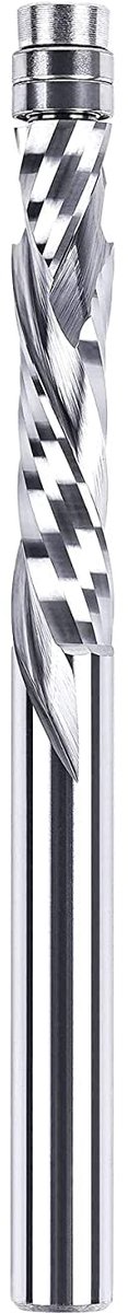 SnelShoppen - Chamfer Cutter 8mm Shank Spiral Cutter Extra Lang voor Router - 40mm Snijlengte, Hoogwaardige Tungsten Carbide - Perfect voor Precisie F