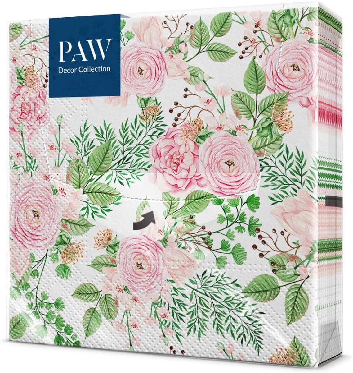 SnelShoppen - Kleurrijke Papieren Servetten 3 Laags (33 x 33 cm) - 20 Stuks - Perfect voor Feesten, Verjaardagen, Bruiloften, Communie en Vieringen -