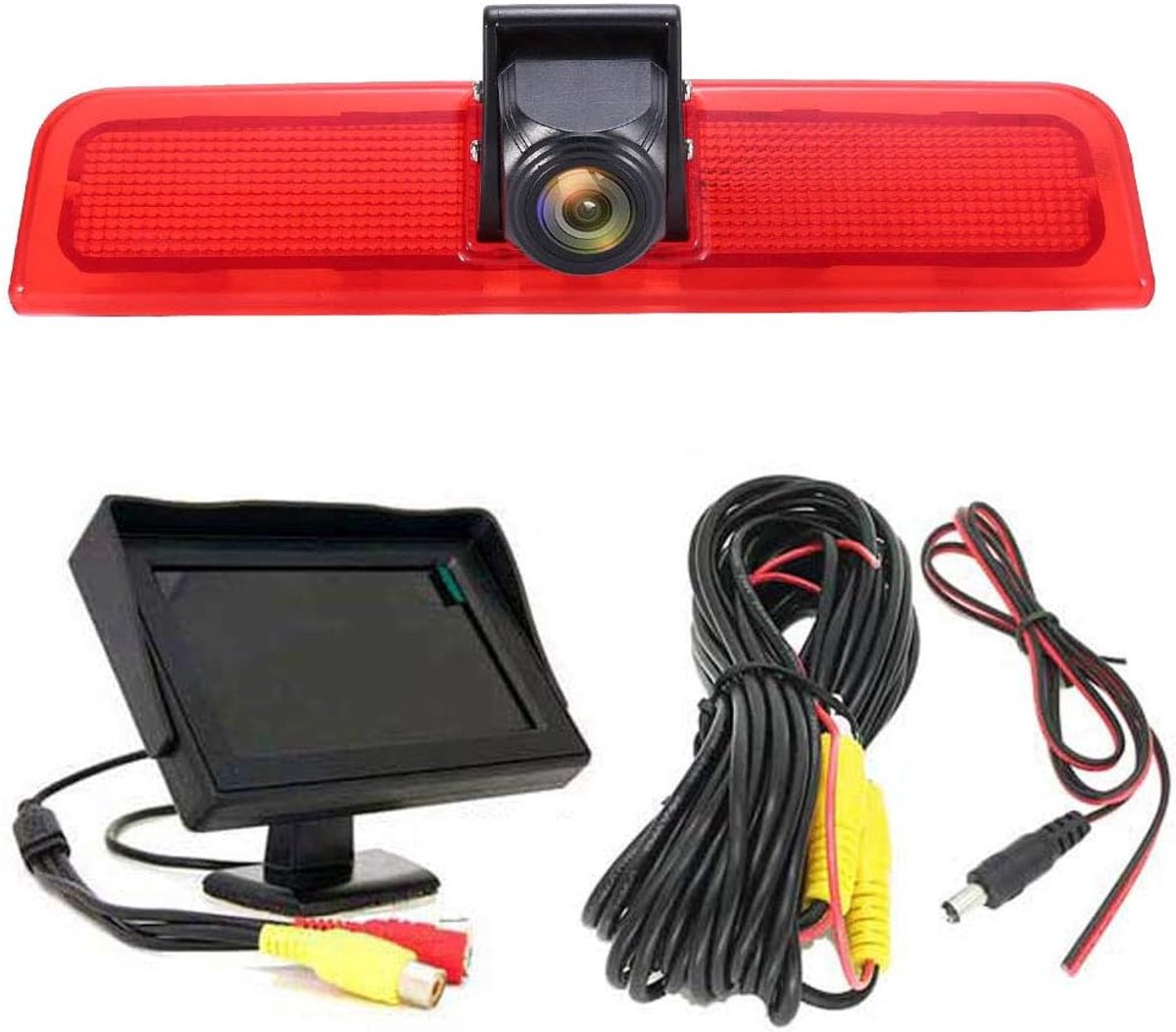SnelShoppen - HD Achteruitrijcamera Set met 4.3 Inch TFT LCD Scherm - Voor VW Caddy Life 2K Facelift III - Nachtzicht en Automatische Activatie