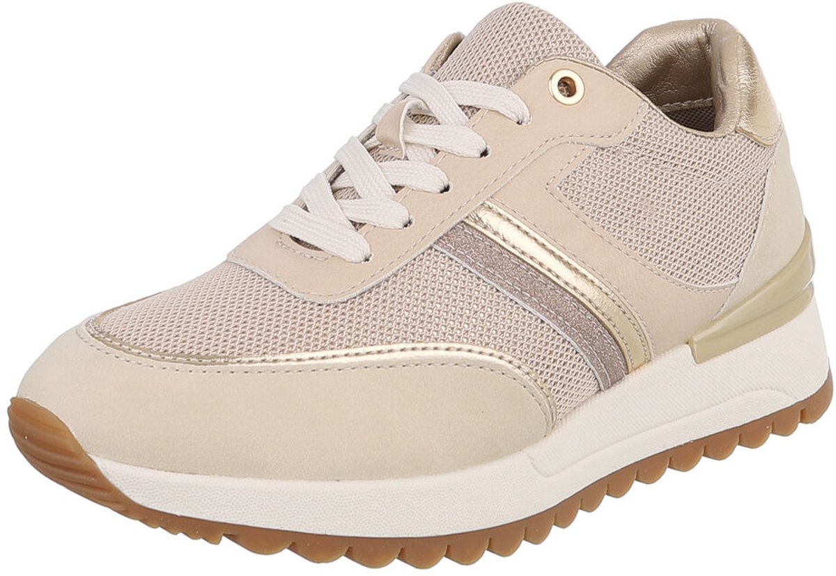 Sneaker - Vetersluiting en profielzool - Dames Mt:36