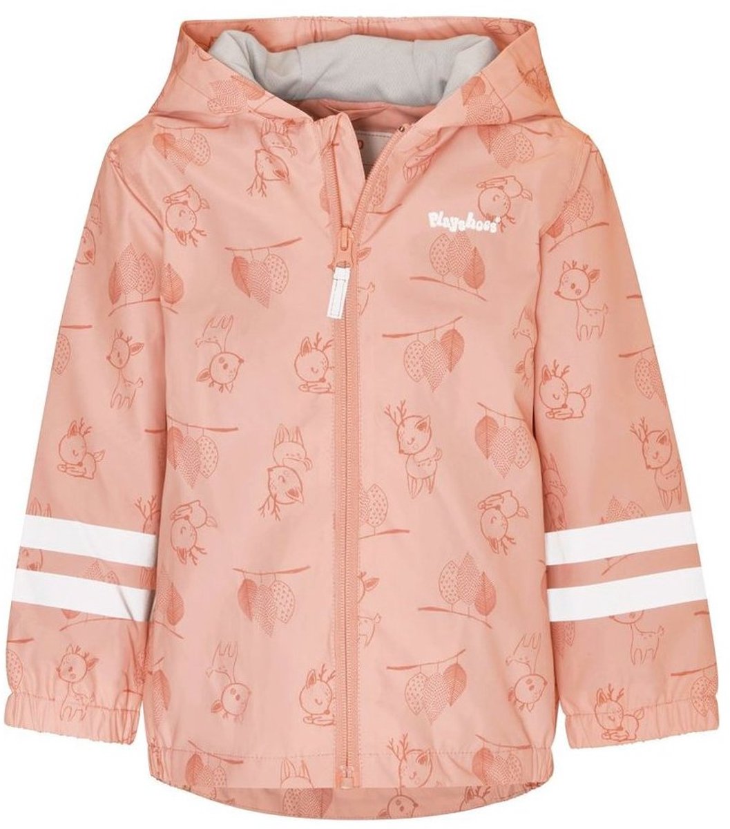 Playshoes - Regenjas - Hertje - Zalmkleur - Maat 104