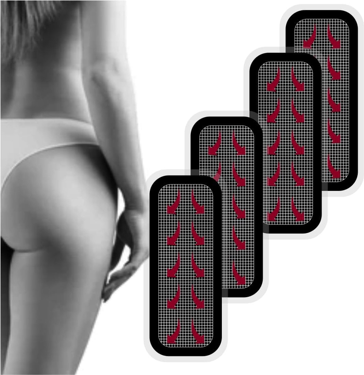 SnelShoppen - Vervangende Pads voor Slendertone Apparaten - Duurzaam en Robuust - Geschikt voor ABS, Armen, Mini - Onmisbaar voor Effectieve Training