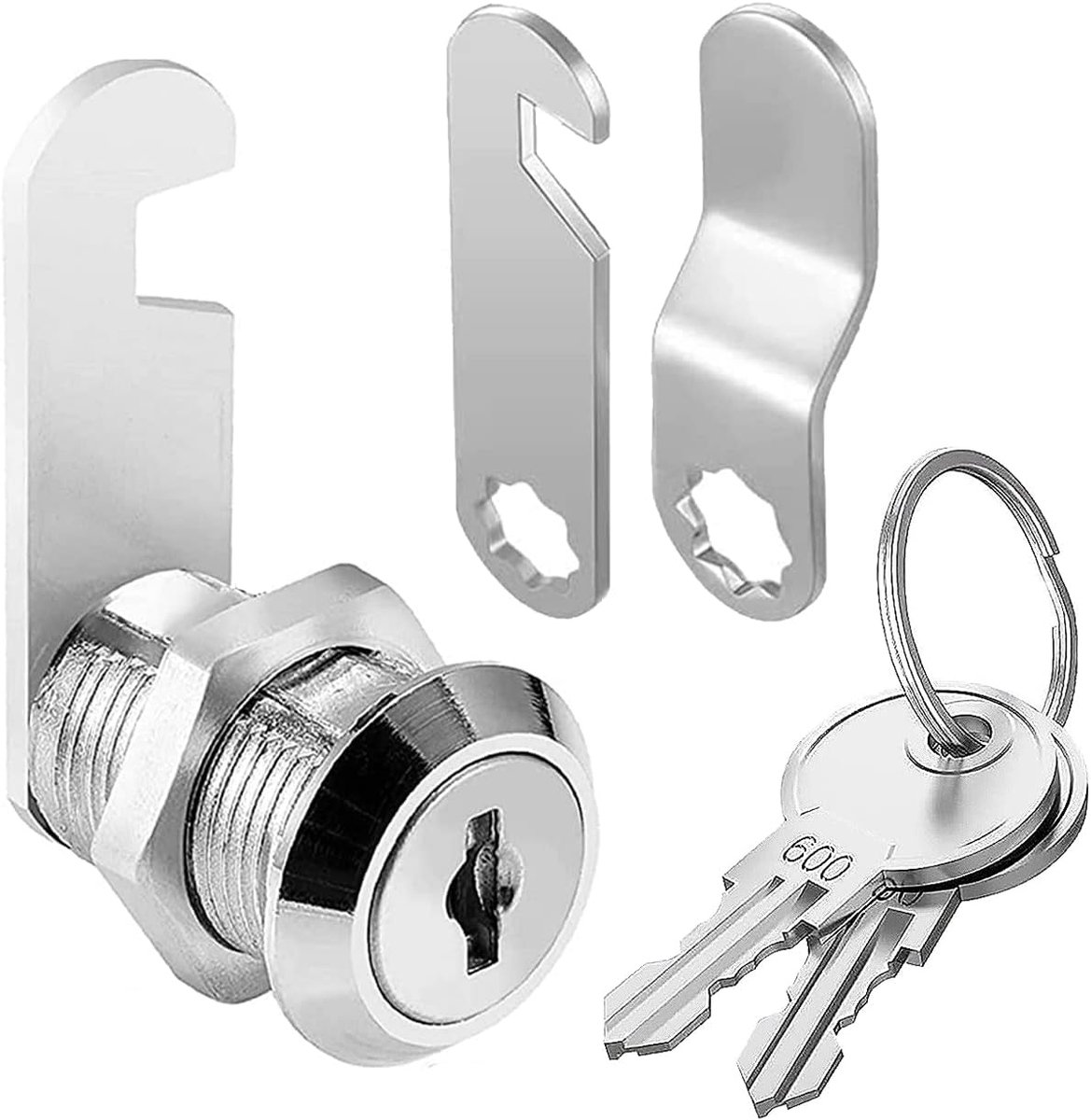 SnelShoppen - 20mm Mailbox Slot met Sleutel - Hoogwaardige Cam Lock voor Postbus, Toolbox, Laden, Dressoir, Kastdeuren, Meubilair en Kluis - Duurzaam