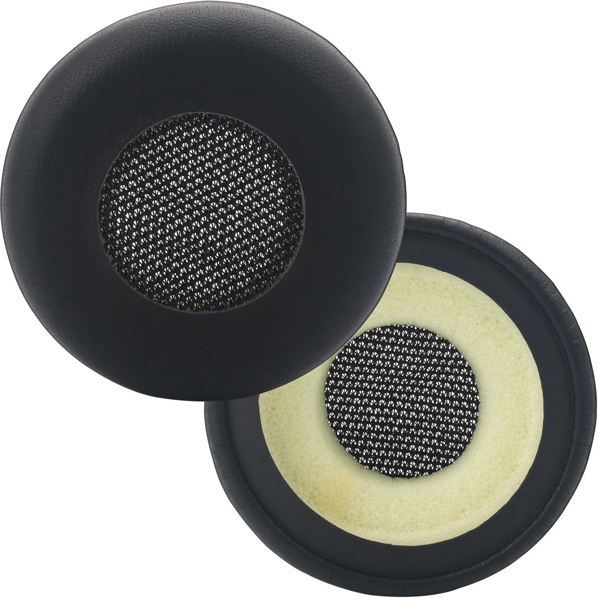 SnelShoppen - Evolve 65 Vervangende Oorkussens voor Jabra Evolve 65/40/30/20, Hoogwaardige Geluidsisolatie Memory Foam Oorkussens, Zwart, Comfortabel
