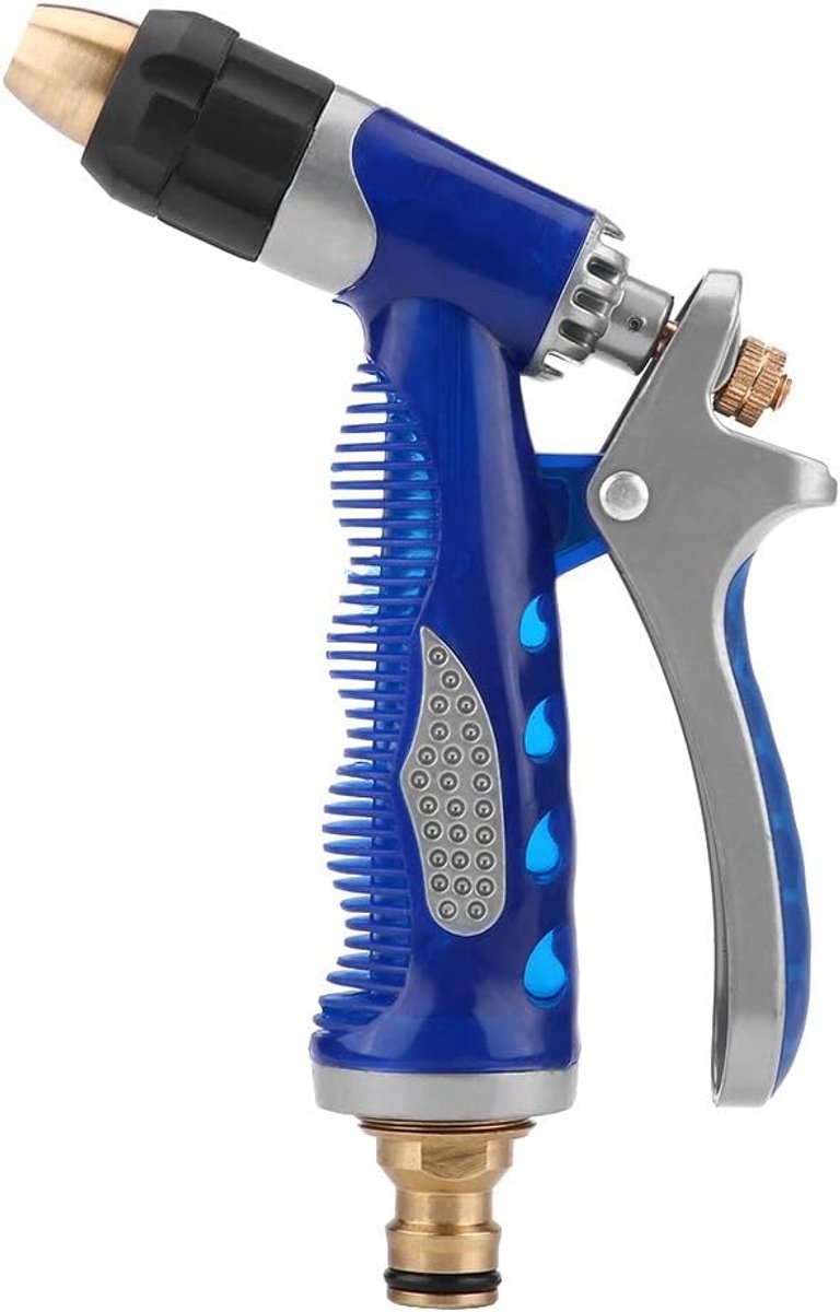 SnelShoppen - Foam Wash Gun Watering Gun - Hoge Druk Spuitpistool voor Auto Wassen, Tuin Bewatering - Lichtgewicht, Draagbaar, Blauw