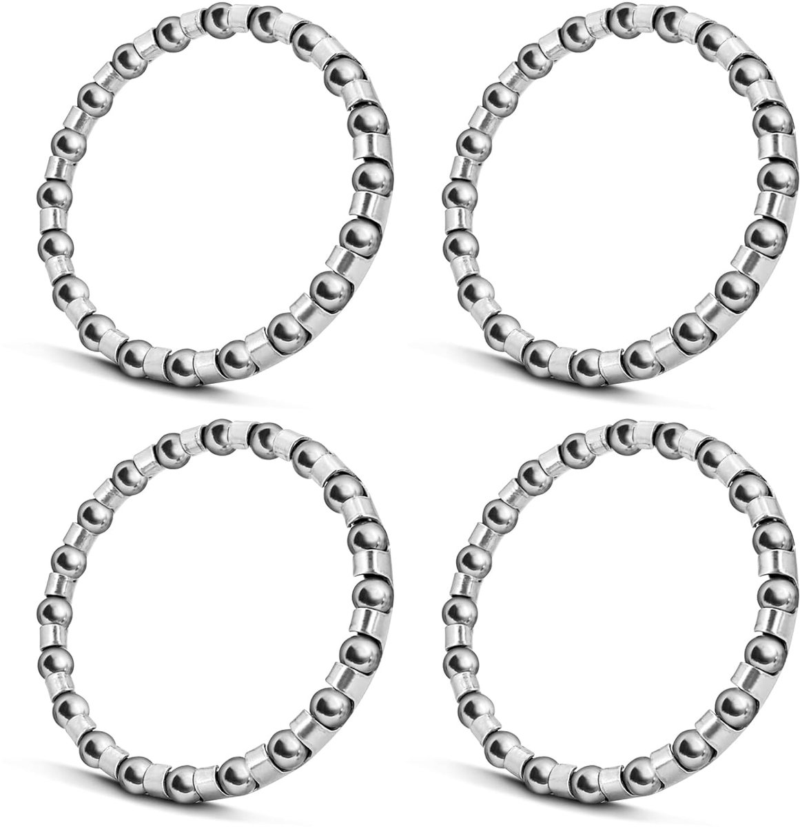SnelShoppen - Ball Bearing Balls voor Fiets Pedalen, 40mm, 4 Stuks, Perfecte Fietsaccessoires voor Onderhoud en Reparatie van Fietskogels, Geschikt vo