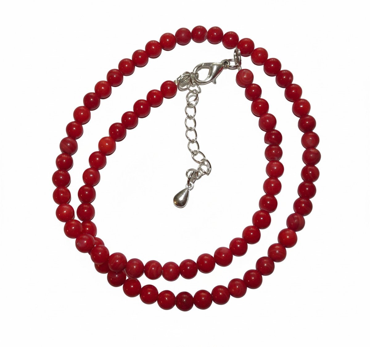 Imitatie Rood Koraal Collier