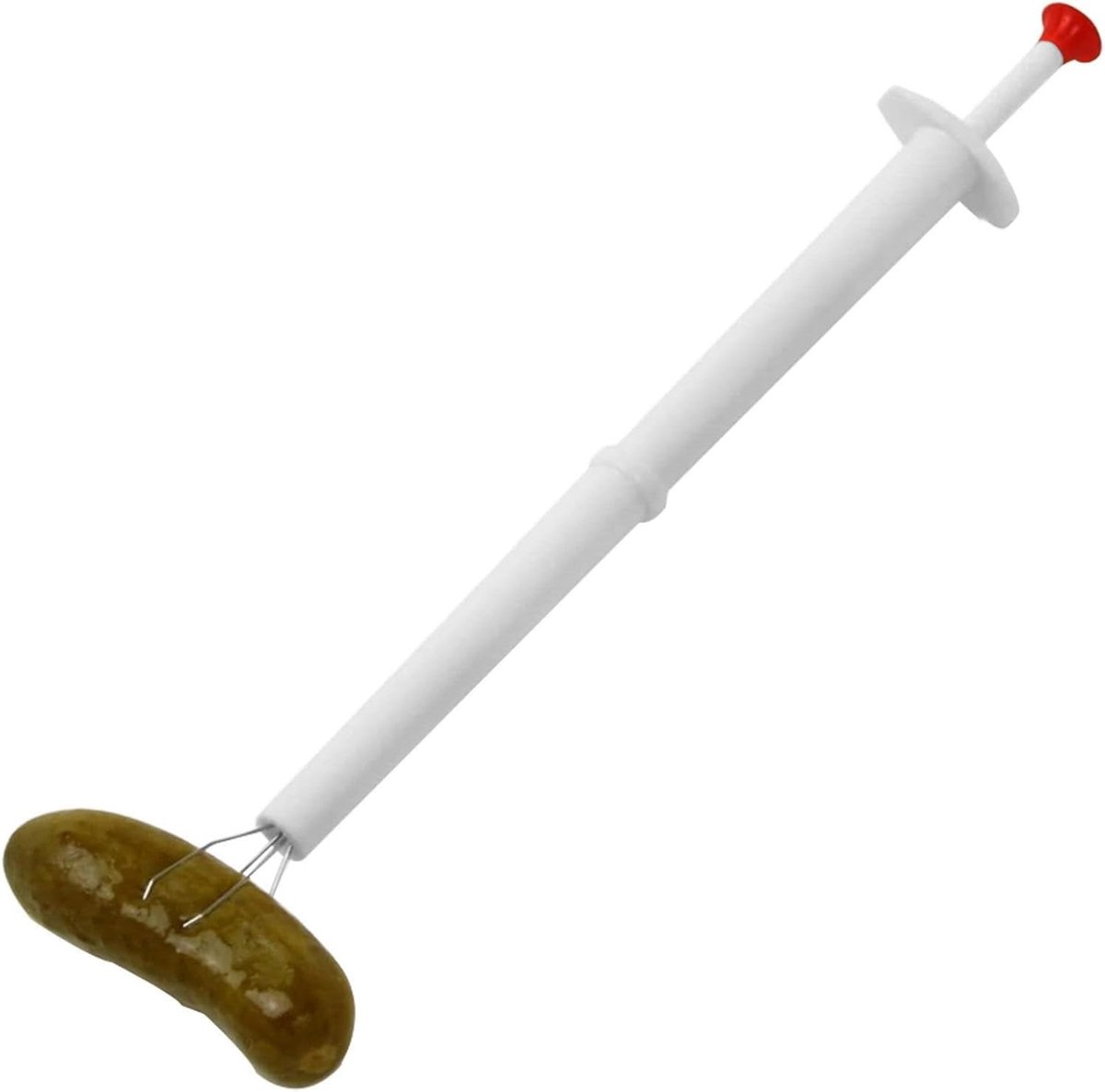 augurk grijper - Roestvrijstalen augurkvork - 20*2.5*1.25cm - Ingelegde uiengrijper - Klauw augurk Pincher - Pickles Paprika's Potten - Pickles Pickles voor Keukens Restaurants Dagelijks gebruik - wit