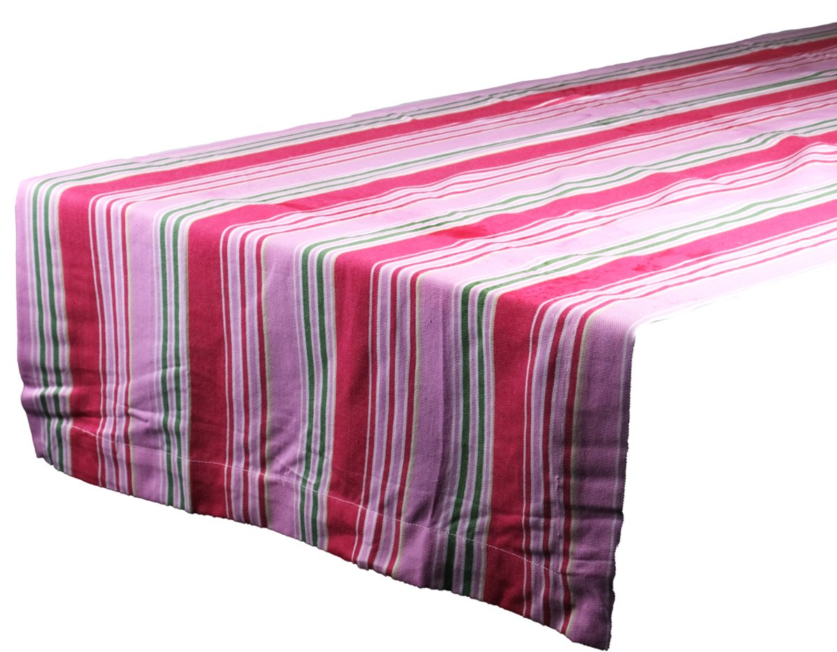 Rose Garden Tafelloper roze/multi 50x140cm