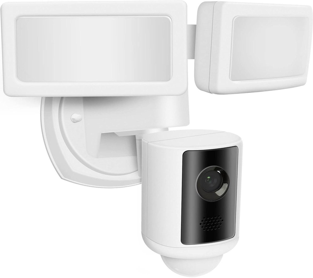 Slimme Camera Floodlight - Buitenbeveiliging Verlichting - Huisbewaking Op Afstand - 1080p HD Video - 3000 Lumen - Wit