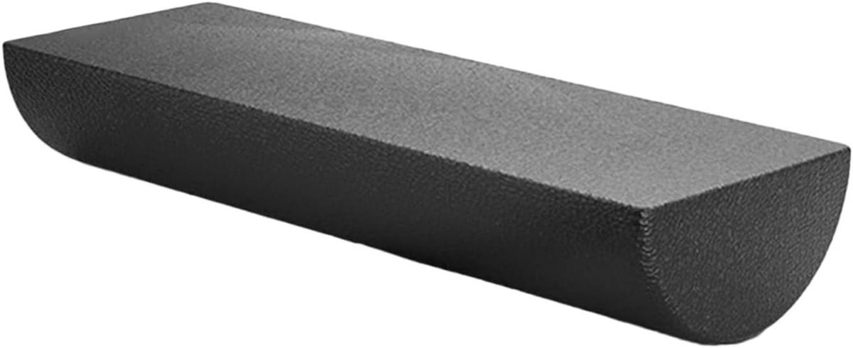 Foam roller - Massage roller - Spierherstel - Half cilinder design - 30 cm - Zwart