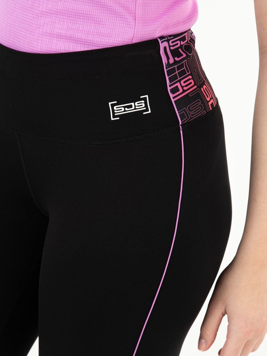 Sjeng Sports YVA Sportlegging Vrouwen - Padel Legging Vrouwen - Zwart - Maat: XS - 68% polyamide, 32% elastaan van Merkloos — afbeelding 2