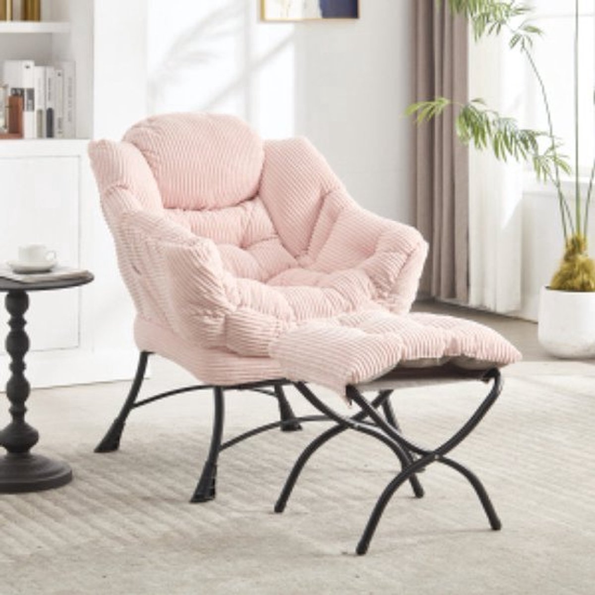 Lounge stoel – Fauteuil – Loungestoel – Relaxstoel – Zithoek stoel – Met armleuningen – Zi