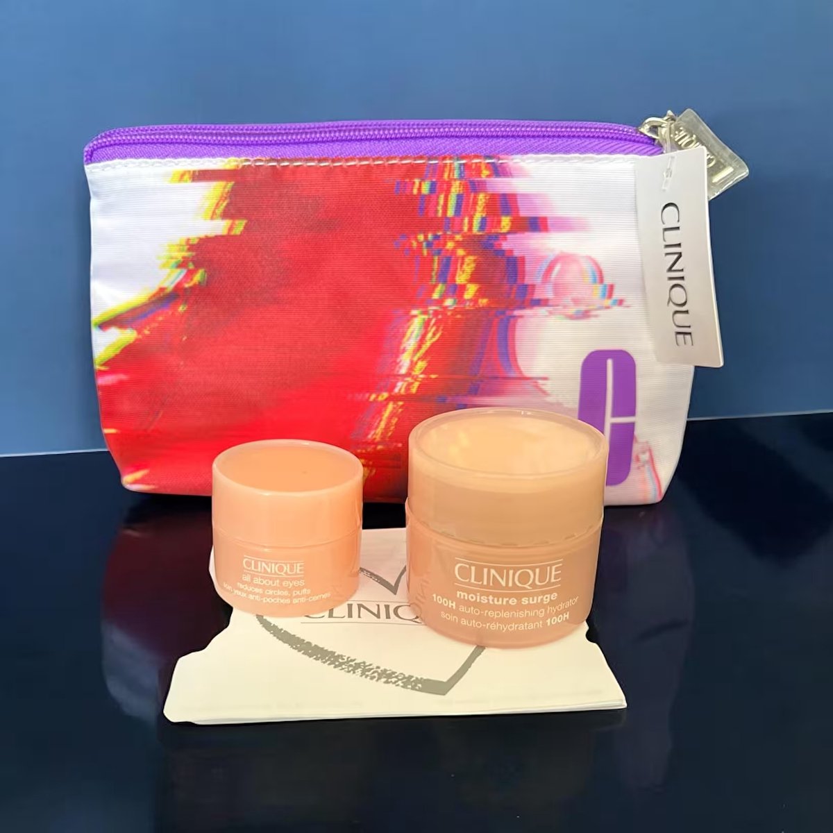 Clinique 2-er set MOISTURE SURGE 100H 15ml + All About Eyes creme 5 ml