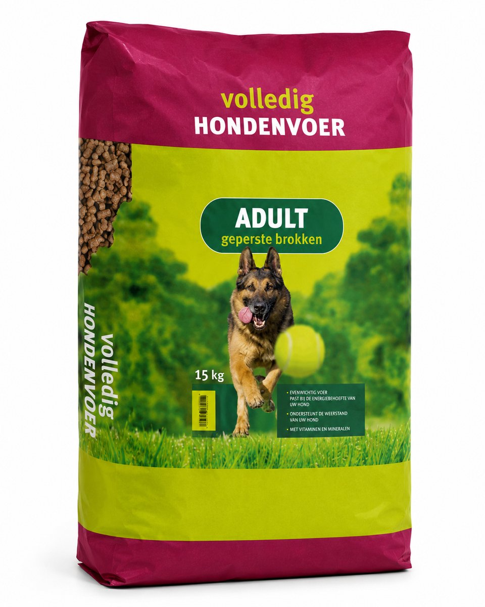Voerwaarts Voerwaarts Adult Geperste Hondenbrok - 15kg - premium Hondenvoer - 15kg