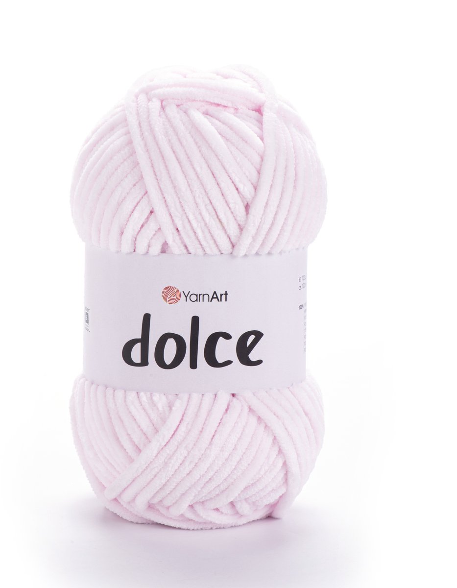 YarnArt Dolce Chenillegaren - 100% Micropolyester - voor Amigurumi Haken en Breien - 100g / 120m - Kleur 781