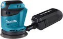 Makita excenterschuurmachine in turquoise en zwart, met LXT aanduiding.