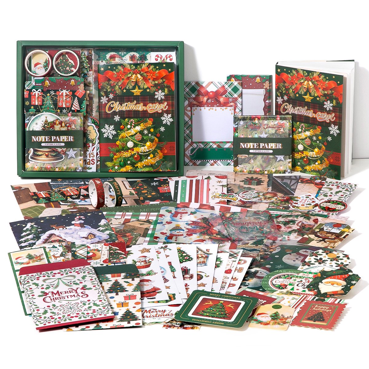 SIMNO® Bullet journal set A6 - 195-delig - Kerstlied