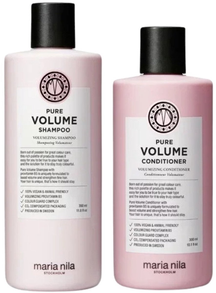 Maria Nila - Pure Volume Care Set - 350+300ml