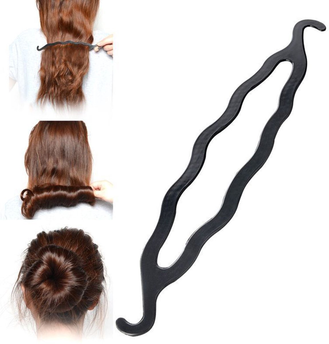 Knot maker - Magic bun maker - Haar knot maken - Haaraccessoire - Perfecte knot - Donut - Haarstyling tool - Bun maker - Hair bun tool - Haar hulpstukje - 1 stuk - Jonyx
