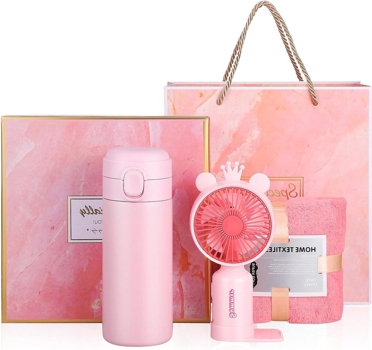 Wellness Cadeauset - Verzorgingspakket Cadeau - Feestelijke Gelegenheden - Praktische Inhoud - 25 x 24 x 12 cm - Pakketkleur