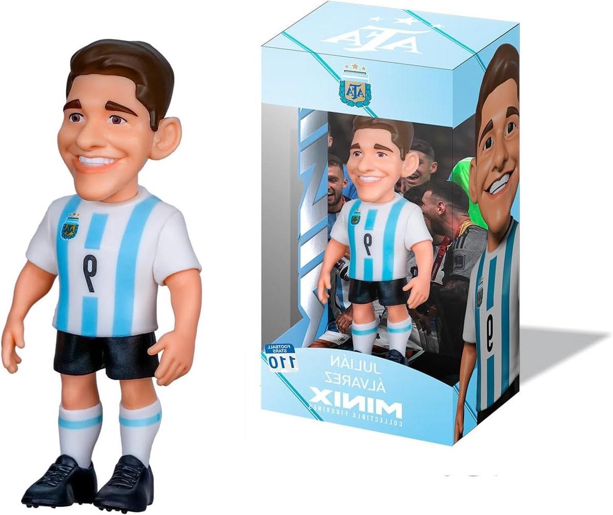 Voetbal Ster Figuur - Verzamelbeeldje Argentinië - Verzamelen - Officieel Gelicentieerd - 7 cm - Meerkleurig